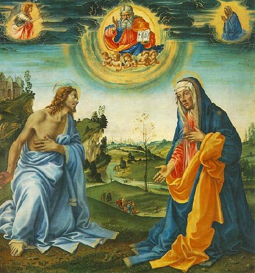 Filippino Lippi The Intervention of Christ and Mary Germany oil painting art